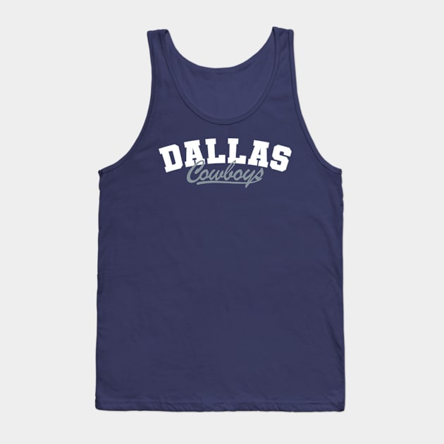 Dallas Cowboys Tank Top by Nagorniak